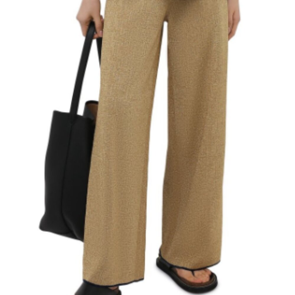 BNWT SS21 LANVIN WIDE LEG KNIT PANTS XS